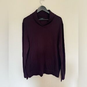 SABA Men’s Wool Burgundy Sweater